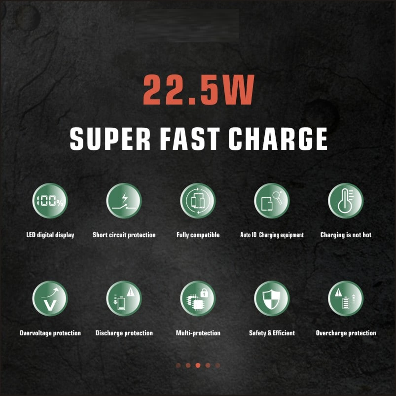 محطة شحن Xundd باور بانك 60000 مللي أمبير في الساعة