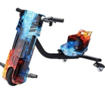 Electric Drift Scooter 36w With Colorful light, Horn, Bluetooth-blue & red edition