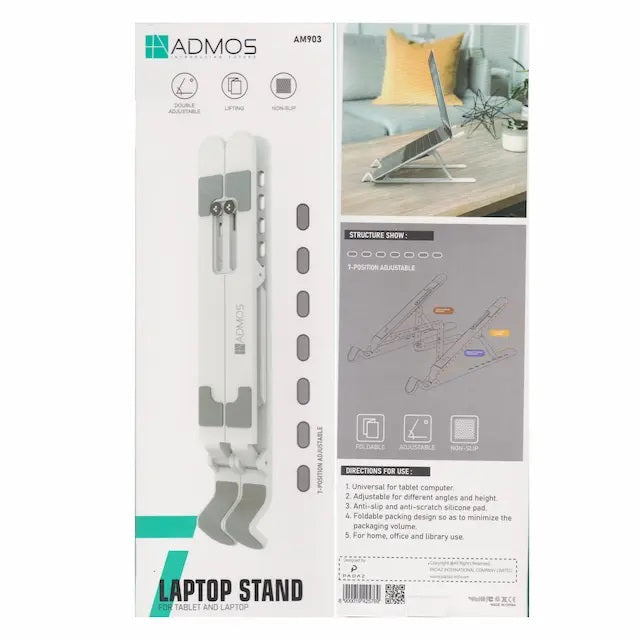 حامل كمبيوتر محمول ADMOS AM903 للأجهزة اللوحية وأجهزة الكمبيوتر المحمولة