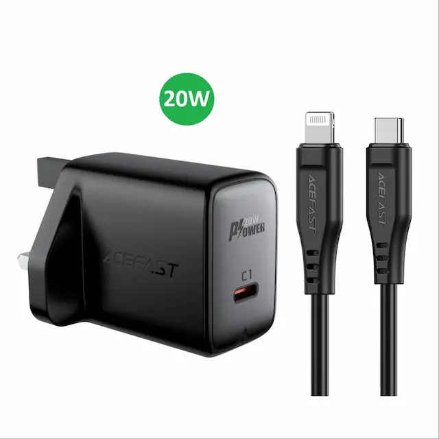 ACEFAST 20W IPHONE CHARGER WITH CABLE