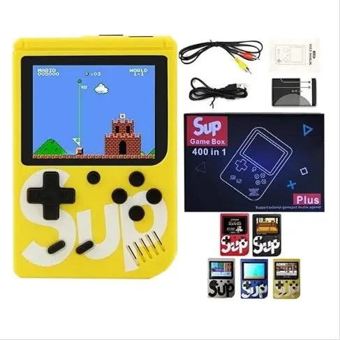 صندوق ألعاب SUP PLUS المحمول القابل لإعادة الشحن للاعب واحد (أصفر)