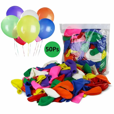 BALLOONS 50PS MEDIUM SIZE NO.ZJ4738-01