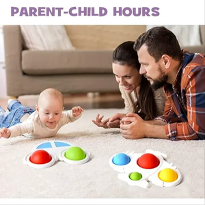 ألعاب تعليمية حسية للأطفال في مرحلة مبكرة من حياتهم، لوحة سيليكون قابلة للتقليب