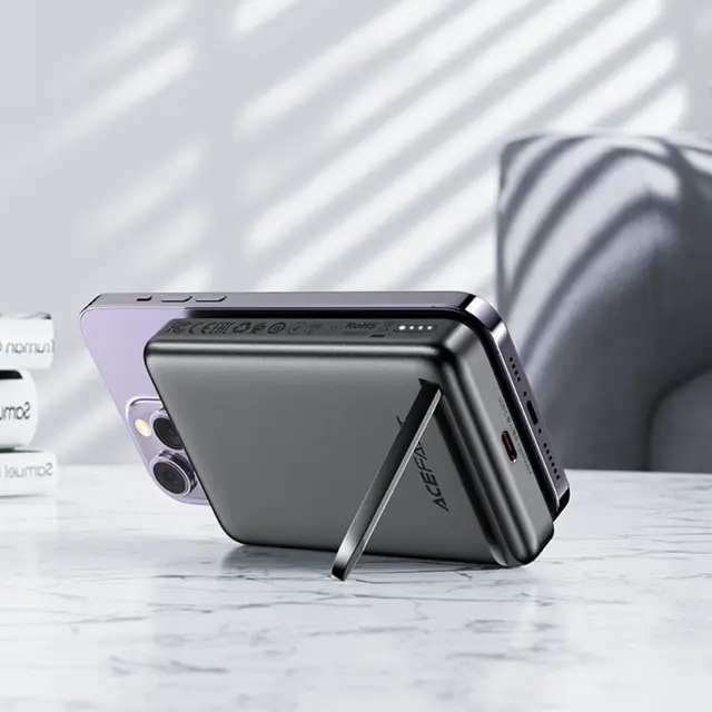 باور بانك مغناطيسي سريع الشحن لاسلكيًا PD20W 10000 مللي أمبير/ساعة - ACEFAST M6