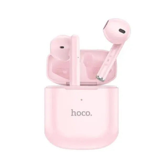 HOCO AIRPOD WITH SILICONE CASE (EW19 PLUS) - PINK