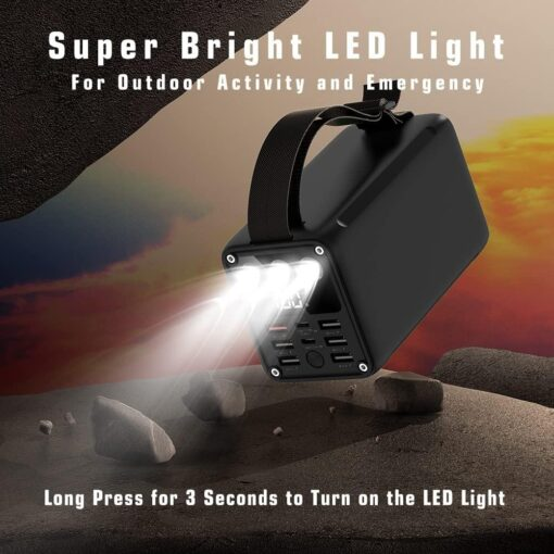 محطة شحن Xundd باور بانك 60000 مللي أمبير في الساعة