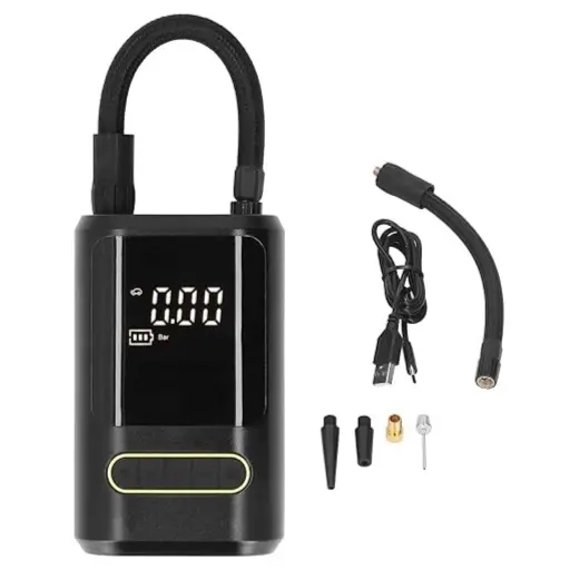 ELECTRIC AIR PUMP FOR CAR MOTORCYCLE BIKE BALL - ATJ-8466