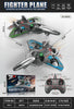 New Remote Control Foam Aircraft Remote Control Four Axle Fighter Wrestle Resistant Aerial Stunt Children Model Airplane Gift