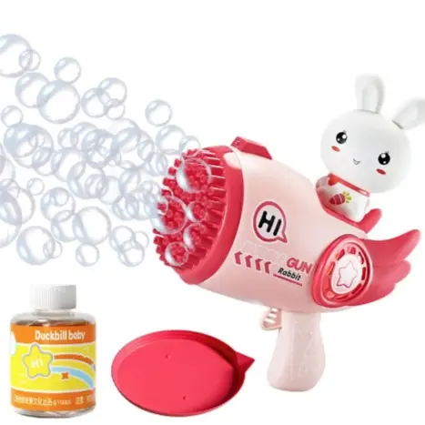 BUBBLE GUN FOR KIDS WITH REACHARGABLE BATTERY - 524