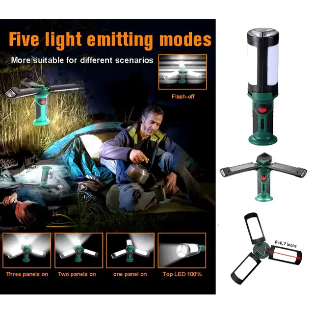 LED CAMPING LIGHT (FLOOD BEAM LED WORK LIGHT) - TOBY'S CPL-12