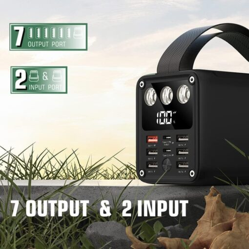 محطة شحن Xundd باور بانك 60000 مللي أمبير في الساعة