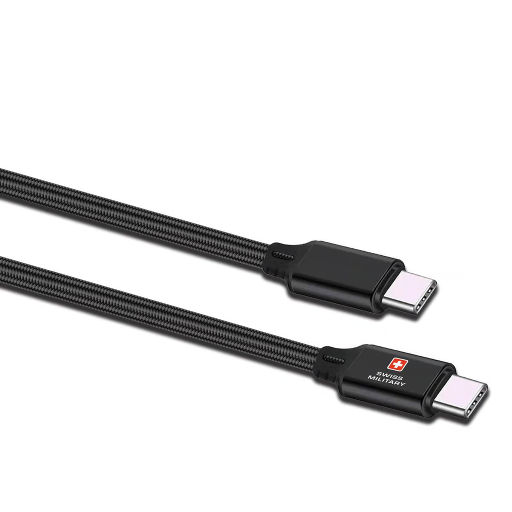 شاحن من النوع C للهواتف وأجهزة الكمبيوتر المحمولة والأجهزة الأخرى من النوع C بقوة 30 واط - سويسري عسكري
