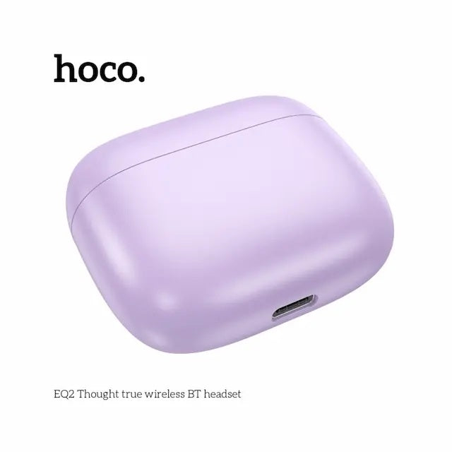 سماعة هوكو اللاسلكية بتقنية البلوتوث (EQ2) - بنفسجي