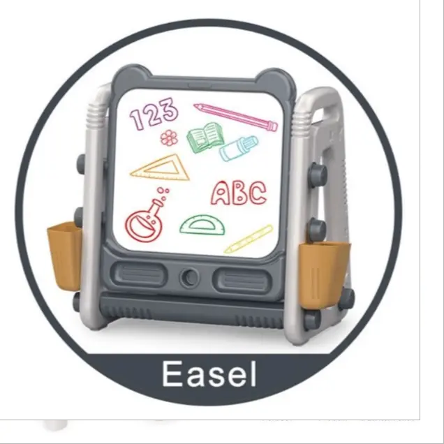 طاولة رسم مع جهاز عرض رقم YM2210 باللون الرمادي