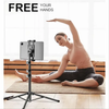 1-TRIPOD FLOOR STAND FOR MOBILE PHONES AND TABLETS (4.7-13 INCHES)