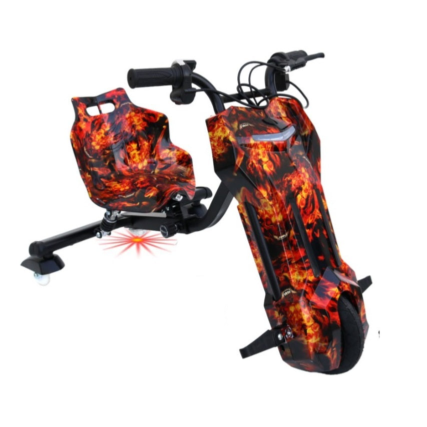 Electric Drift Scooter 24w With Colorful light, Horn, Bluetooth-Emoji edition