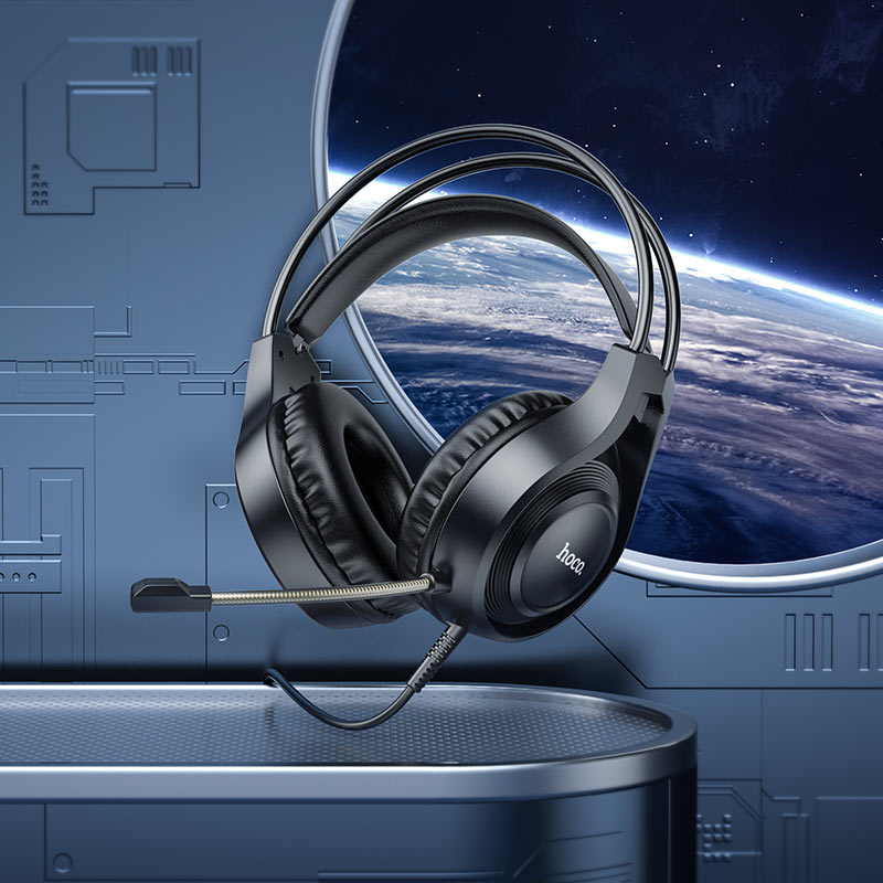 سماعة الألعاب هوكو (W106) - أسود