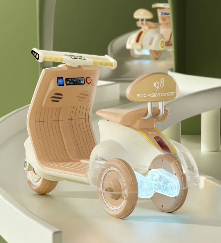 دراجة فيسبا مع الضوء والصوت 