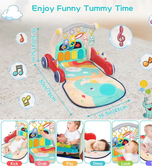 حامل بيانو ومشاية ٢ في ١ (الأفضل للتعليم المبكر) - HE0640 