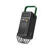 Solar Max 80000mAh Powerbank with Cables - Green lion 8539