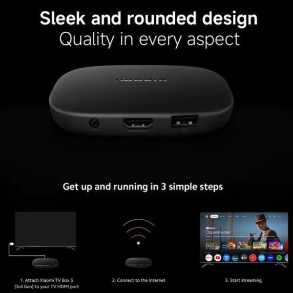 Xiaomi TV Box S (3rd Gen) 4K Ultra HD Streaming Media Player