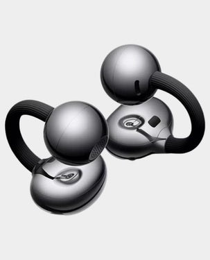 Side view of a person wearing the HUAWEI FreeClip 2 open-ear headphones, showcasing the secure and stylish clip-on design.

"منظر جانبي لشخص يرتدي سماعات HUAWEI FreeClip 2، يظهر التصميم العصري والثابت الذي يشبه المشبك على الأذن.