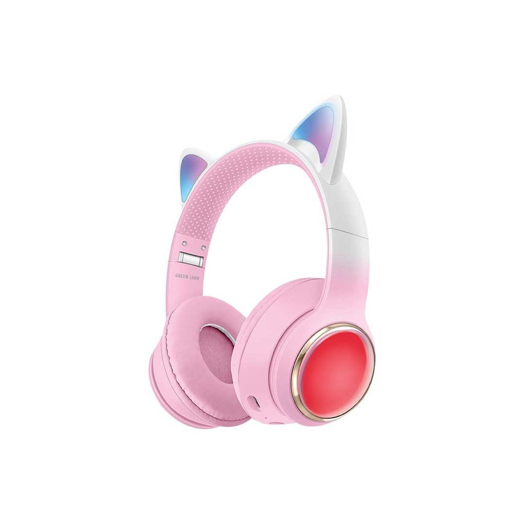 Kids Wireless Head Phone - Green Lion GK-400