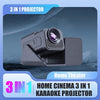 HY360KTV is a multi-functional KTV projector with microphone 1080p HD projection home theater microphone