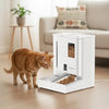 5-liter dry food dispenser and 4-liter water tank for pets.	موزع طعام جاف سعة 5 لتر وخزان مياه سعة 4 لتر للحيوانات الأليفة.