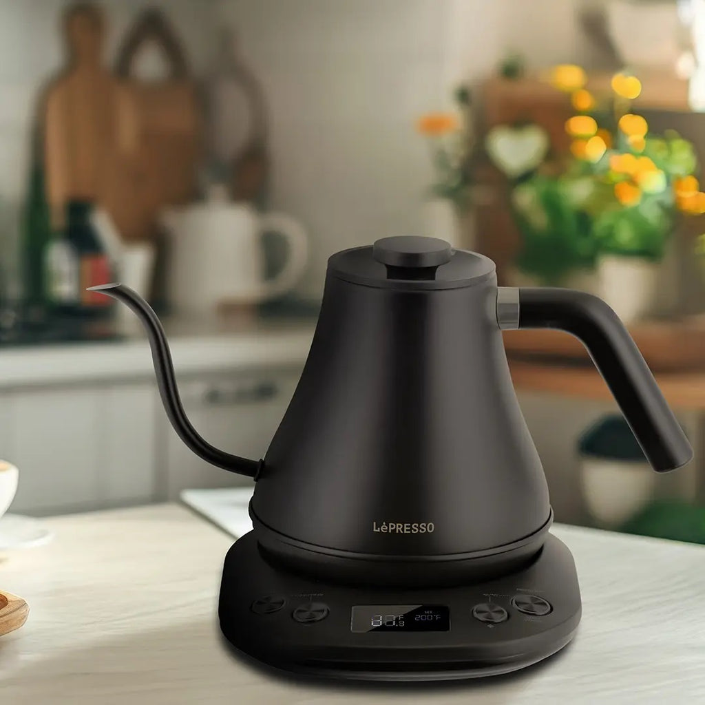 Lepresso Electric Pour-Over Kettle - Black