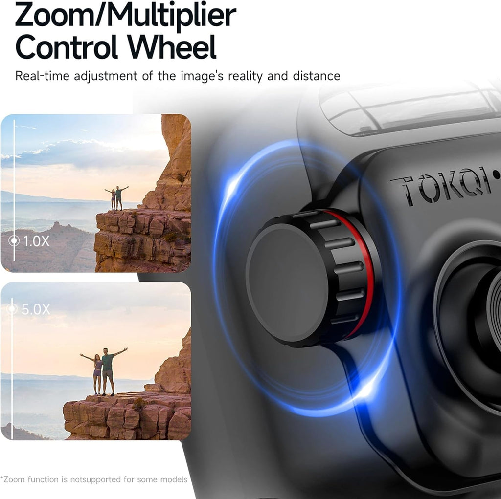 Detachable remote control being used from a distance