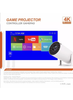 "Compact Smartbarry HT5Plus portable projector showing 1080p native resolution"