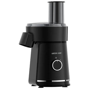 Green Lion 6-in-1 electric salad maker in black with 6 blades.	محضرة السلطة جرين ليون 6 في 1 باللون الأسود مع 6 شفرات.