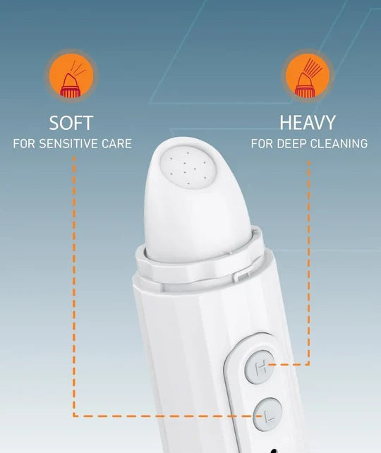 Moxedo travel bidet kit with storage bag and charging cable.	طقم شطاف السفر من موديكسو مع حقيبة تخزين وكابل شحن.