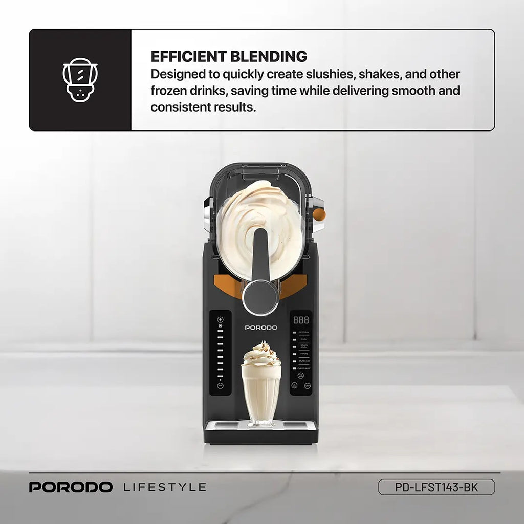 Ice Cream Being Made in Porodo Appliance