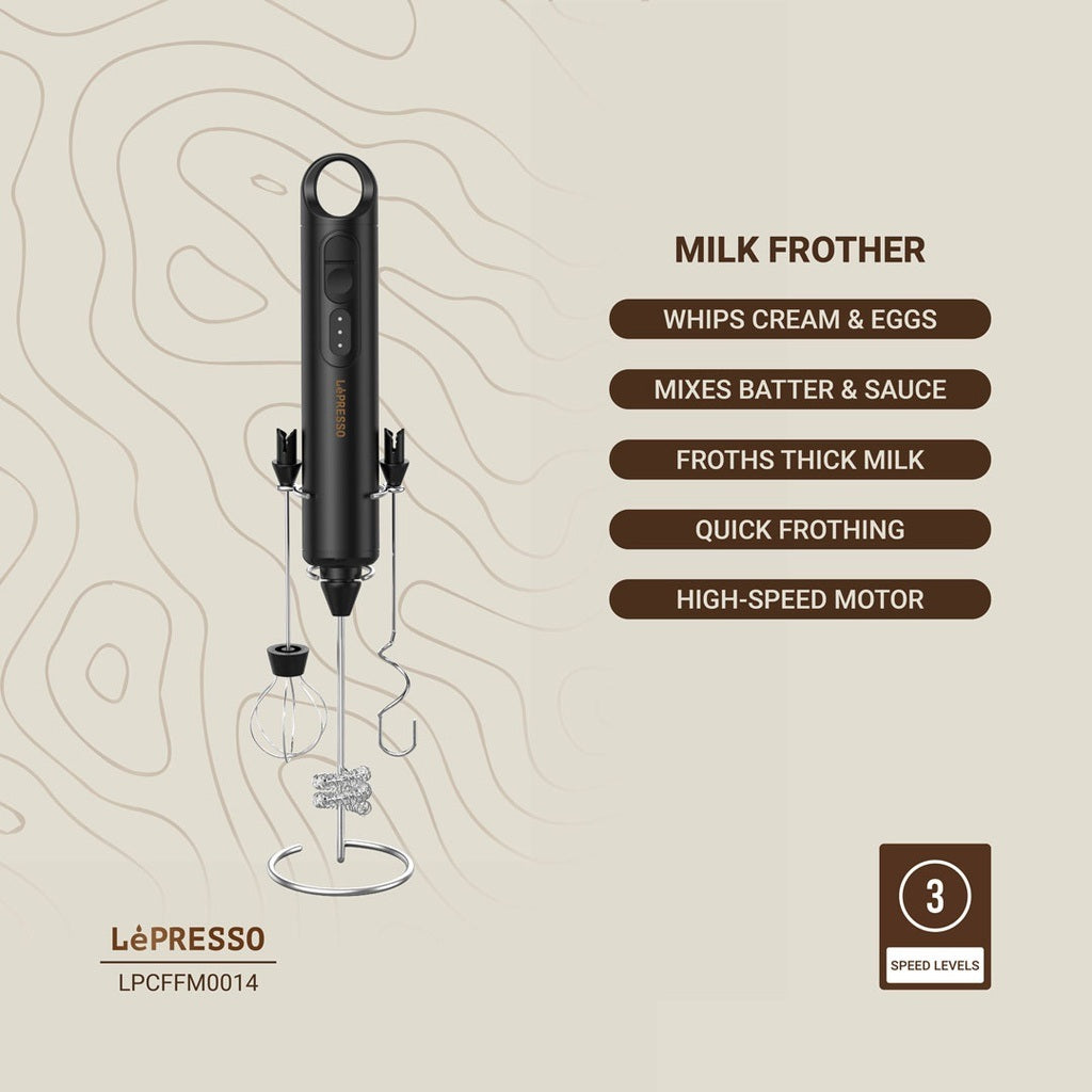 3 In 1 Milk Frother -lepresso 8676