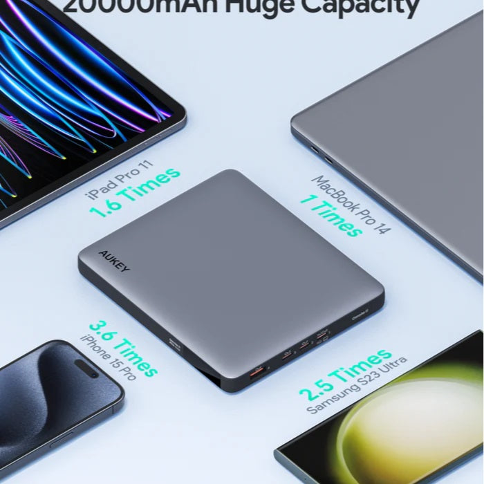 Laptop Power Bank 20000mah 100w - Aukey PB-Y44