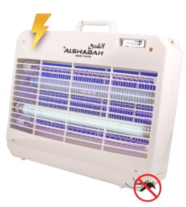 10W UV lamp and high voltage 3800V internal grid of Alshabah bug zapper.

لمبة الأشعة فوق البنفسجية 10 واط والشبكة الداخلية عالية الجهد 3800 فولت لصاعق الشبح.