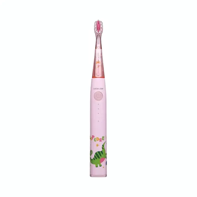 electric tooth brush pink color for kids 