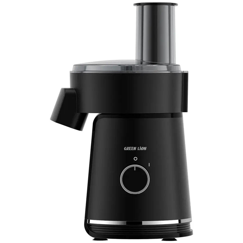 Compact black vegetable processor with one-knob control.	محضرة خضروات سوداء مدمجة مع مفتاح تحكم واحد سهل الاستخدام.