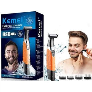 Man Trimmer (Adheres to the skin for close trimming) - Kemei km-1910